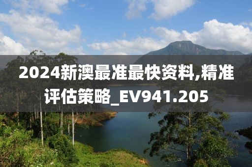 2024新澳最准最快资料,精准评估策略_EV941.205
