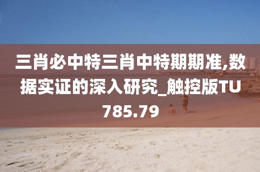 三肖必中特三肖中特期期准,数据实证的深入研究_触控版TU785.79
