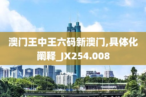澳门王中王六码新澳门,具体化阐释_JX254.008