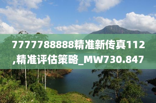 7777788888精准新传真112,精准评估策略_MW730.847
