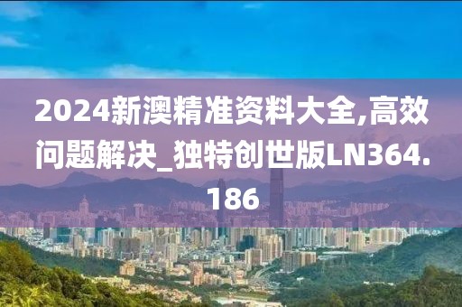 2024新澳精准资料大全,高效问题解决_独特创世版LN364.186