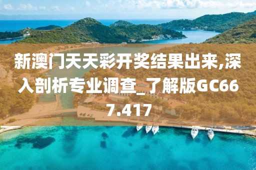 新澳门天天彩开奖结果出来,深入剖析专业调查_了解版GC667.417