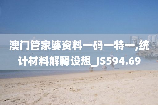 澳门管家婆资料一码一特一,统计材料解释设想_JS594.69