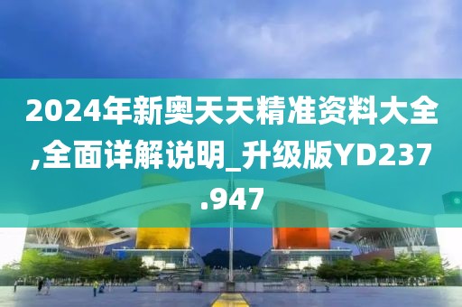 2024年新奥天天精准资料大全,全面详解说明_升级版YD237.947