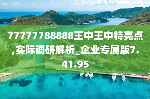 77777788888王中王中特亮点,实际调研解析_企业专属版7.41.95