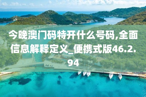 今晚澳门码特开什么号码,全面信息解释定义_便携式版46.2.94