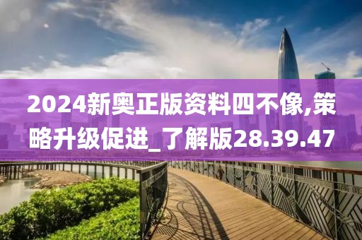 2024新奥正版资料四不像,策略升级促进_了解版28.39.47