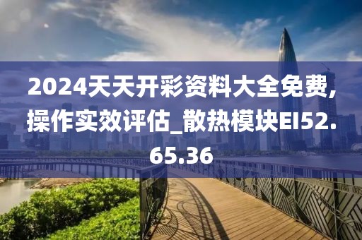 2024天天开彩资料大全免费,操作实效评估_散热模块EI52.65.36