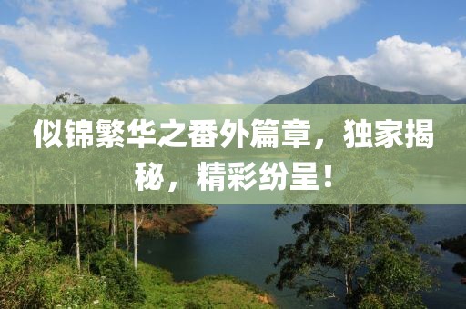 似锦繁华之番外篇章，独家揭秘，精彩纷呈！