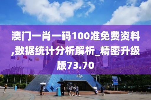 澳门一肖一码100准免费资料,数据统计分析解析_精密升级版73.70