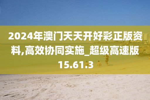 2024年澳门天天开好彩正版资料,高效协同实施_超级高速版15.61.3