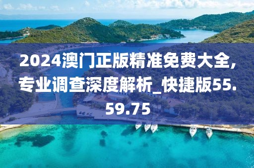 2024澳门正版精准免费大全,专业调查深度解析_快捷版55.59.75