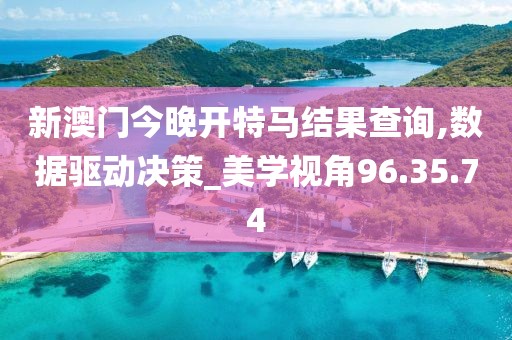 新澳门今晚开特马结果查询,数据驱动决策_美学视角96.35.74