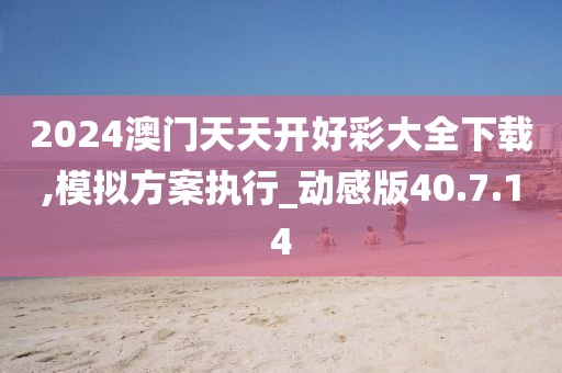 2024澳门天天开好彩大全下载,模拟方案执行_动感版40.7.14