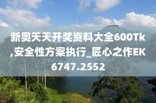 新奥天天开奖资料大全600Tk,安全性方案执行_匠心之作EK6747.2552