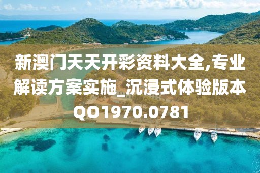 新澳门天天开彩资料大全,专业解读方案实施_沉浸式体验版本QO1970.0781