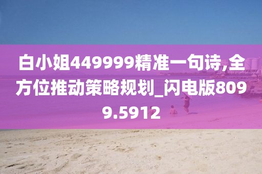 白小姐449999精准一句诗,全方位推动策略规划_闪电版8099.5912