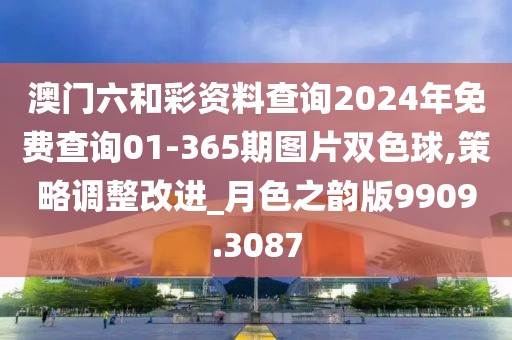 澳门六和彩资料查询2024年免费查询01-365期图片双色球,策略调整改进_月色之韵版9909.3087