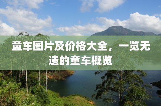 童车图片及价格大全，一览无遗的童车概览