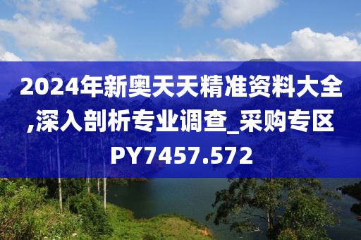 2024年新奥天天精准资料大全,深入剖析专业调查_采购专区PY7457.572
