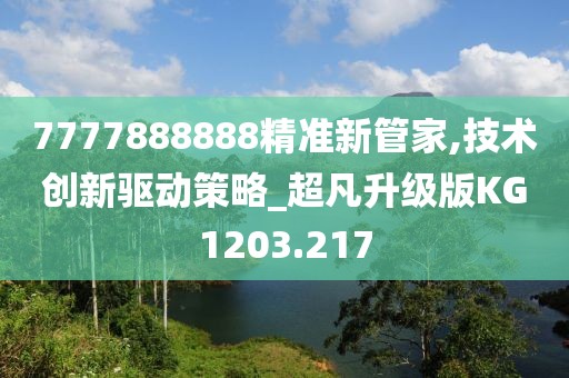 7777888888精准新管家,技术创新驱动策略_超凡升级版KG1203.217