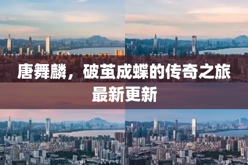唐舞麟，破茧成蝶的传奇之旅最新更新