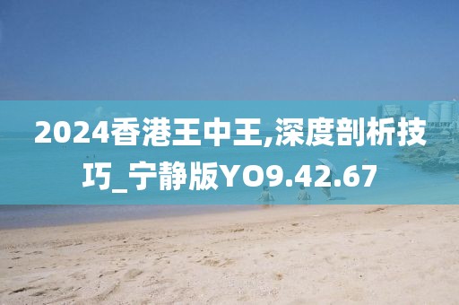 2024香港王中王,深度剖析技巧_宁静版YO9.42.67