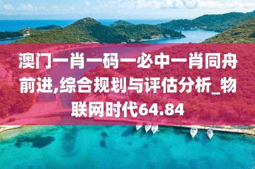 澳门一肖一码一必中一肖同舟前进,综合规划与评估分析_物联网时代64.84