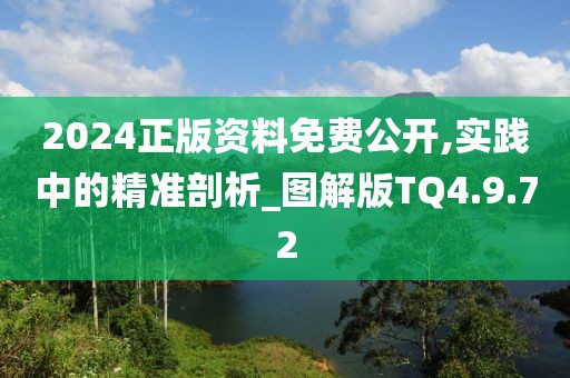 2024正版资料免费公开,实践中的精准剖析_图解版TQ4.9.72