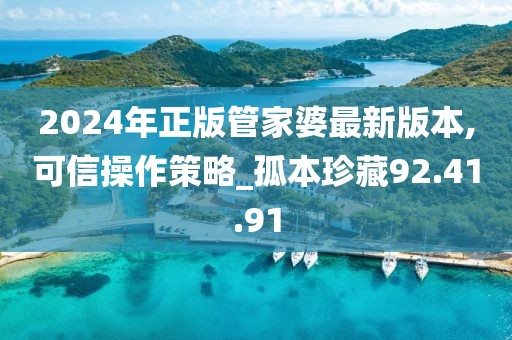 2024年正版管家婆最新版本,可信操作策略_孤本珍藏92.41.91