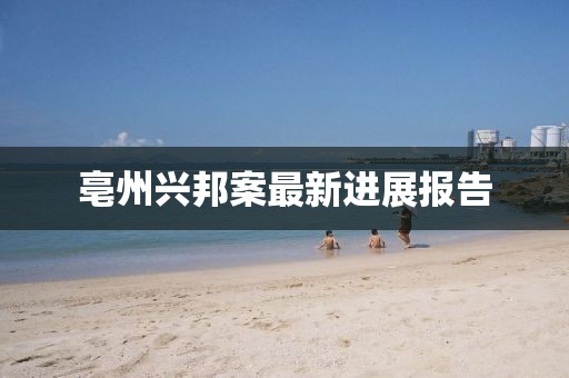 亳州兴邦案最新进展报告