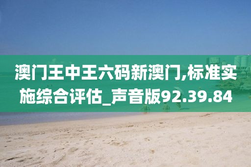 澳门王中王六码新澳门,标准实施综合评估_声音版92.39.84
