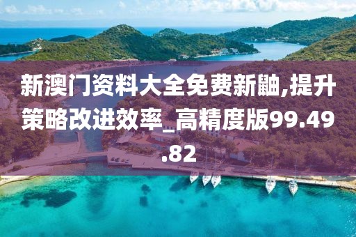 新澳门资料大全免费新鼬,提升策略改进效率_高精度版99.49.82