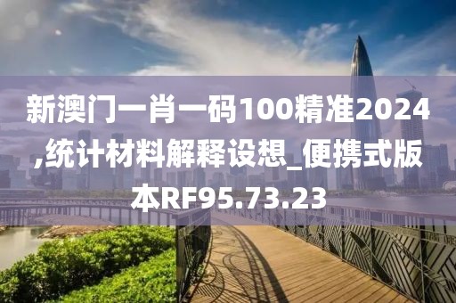 新澳门一肖一码100精准2024,统计材料解释设想_便携式版本RF95.73.23