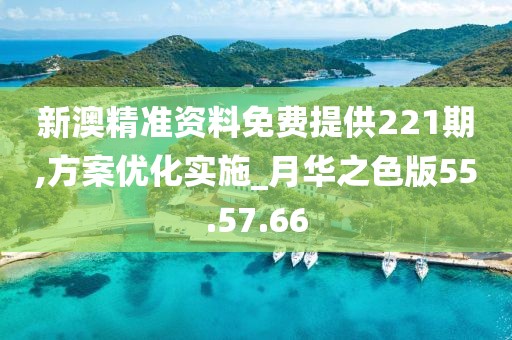 新澳精准资料免费提供221期,方案优化实施_月华之色版55.57.66