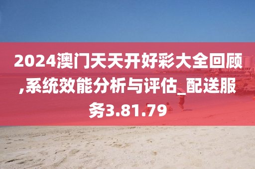 2024澳门天天开好彩大全回顾,系统效能分析与评估_配送服务3.81.79