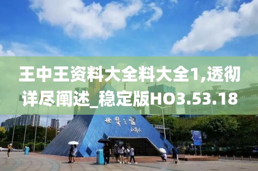 王中王资料大全料大全1,透彻详尽阐述_稳定版HO3.53.18