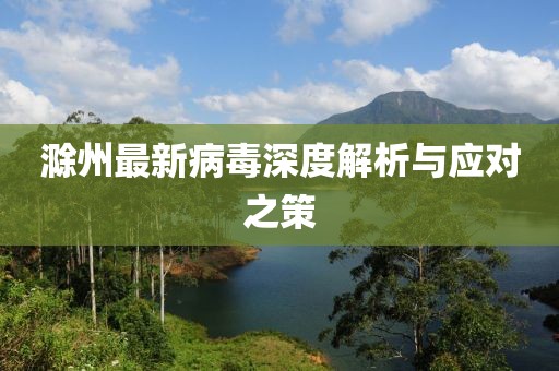 滁州最新病毒深度解析与应对之策