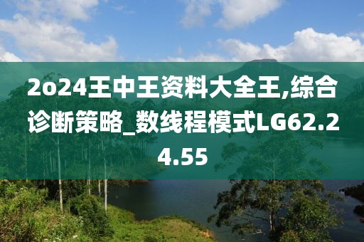 2o24王中王资料大全王,综合诊断策略_数线程模式LG62.24.55