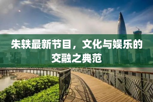 朱轶最新节目，文化与娱乐的交融之典范