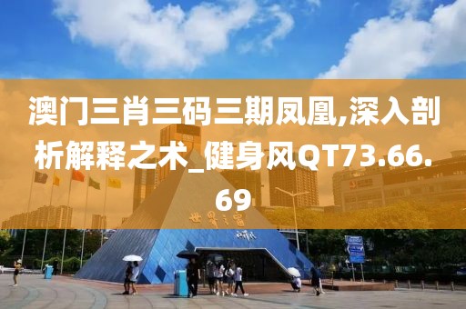 澳门三肖三码三期凤凰,深入剖析解释之术_健身风QT73.66.69