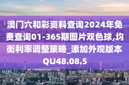 澳门六和彩资料查询2024年免费查询01-365期图片双色球,均衡利率调整策略_添加外观版本QU48.08.5