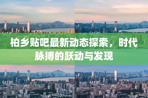 柏乡贴吧最新动态探索，时代脉搏的跃动与发现