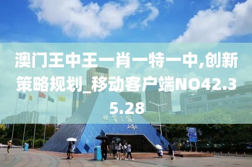 澳门王中王一肖一特一中,创新策略规划_移动客户端NO42.35.28