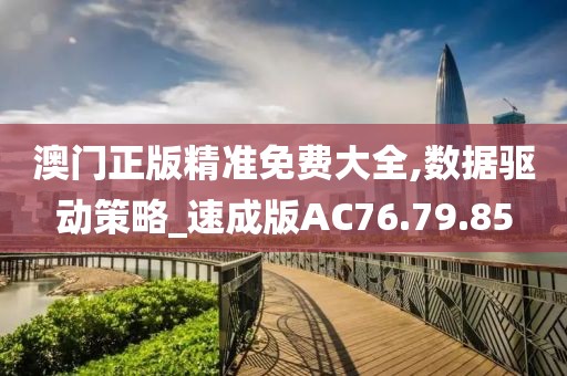 澳门正版精准免费大全,数据驱动策略_速成版AC76.79.85
