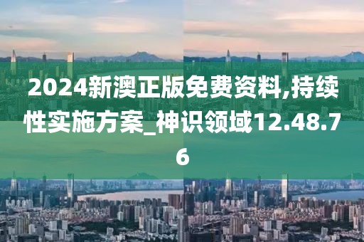 2024新澳正版免费资料,持续性实施方案_神识领域12.48.76