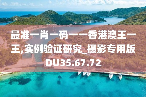 最准一肖一码一一香港澳王一王,实例验证研究_摄影专用版DU35.67.72