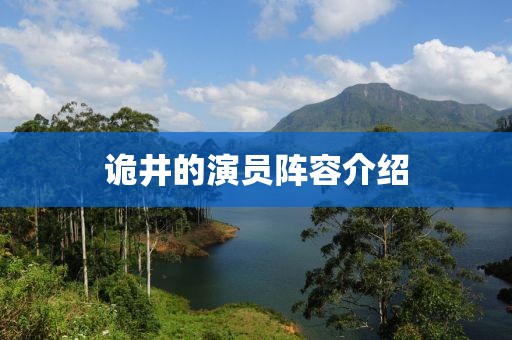 诡井的演员阵容介绍