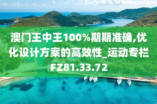 澳门王中王100%期期准确,优化设计方案的高效性_运动专栏FZ81.33.72