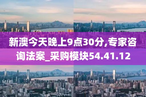 新澳今天晚上9点30分,专家咨询法案_采购模块54.41.12